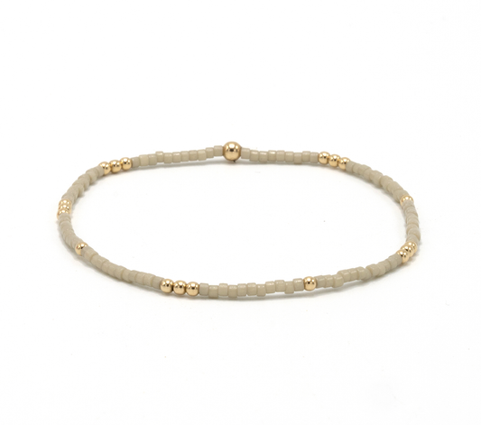 Newport - Oyster + Gold Waterproof Bracelet