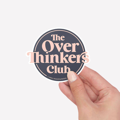 Overthinkers Club Sticker