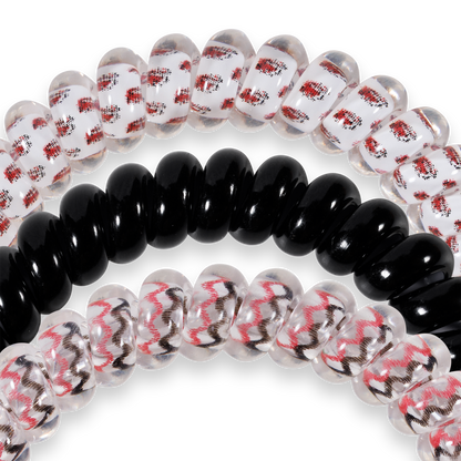 Spiral Hair Coils | Small | Go Cocks! Hair Ties