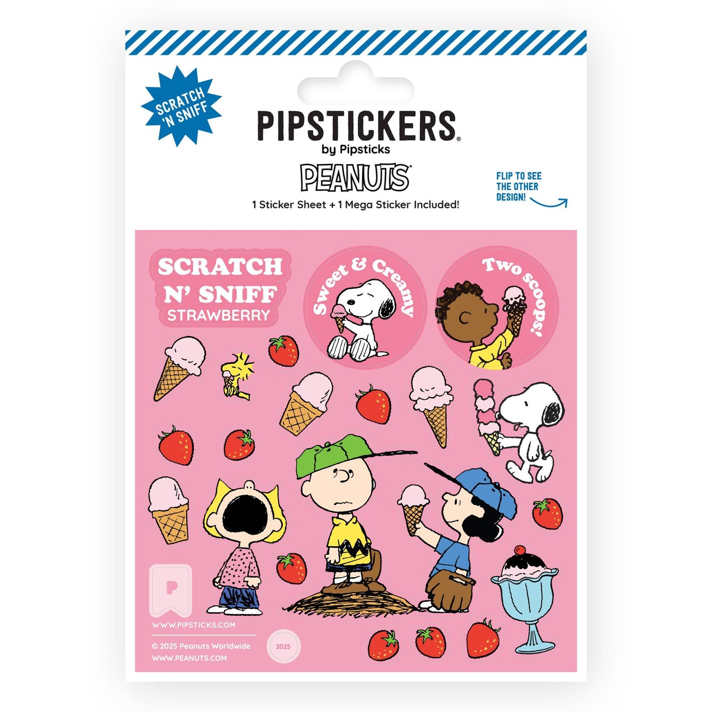 Peanuts Ice Cream Scratch 'n Sniff (2ct)