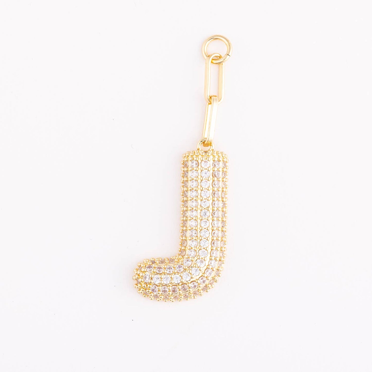 Bag Charm | Heather Initial: A