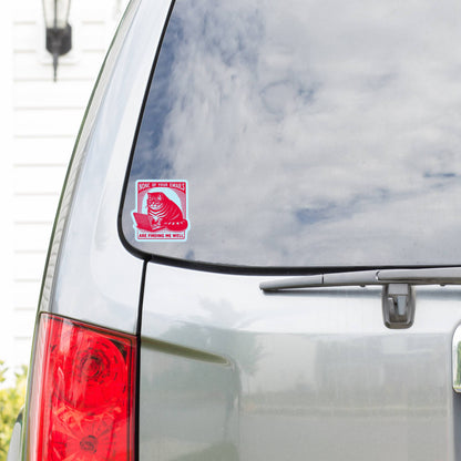Emails Finding Me Well Sticker