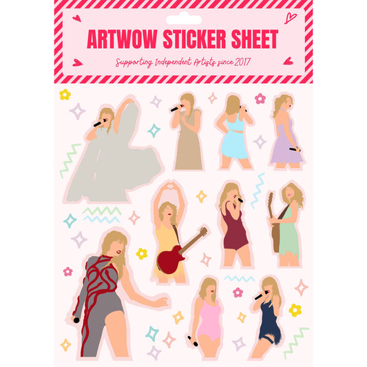 Eras Mashup Sticker Sheet