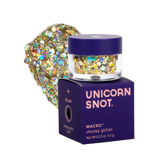 Macro Glitter | Gold-Solar