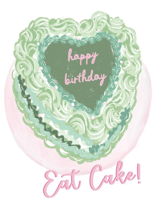 EAT CAKE-NOTECARD : SINGLE