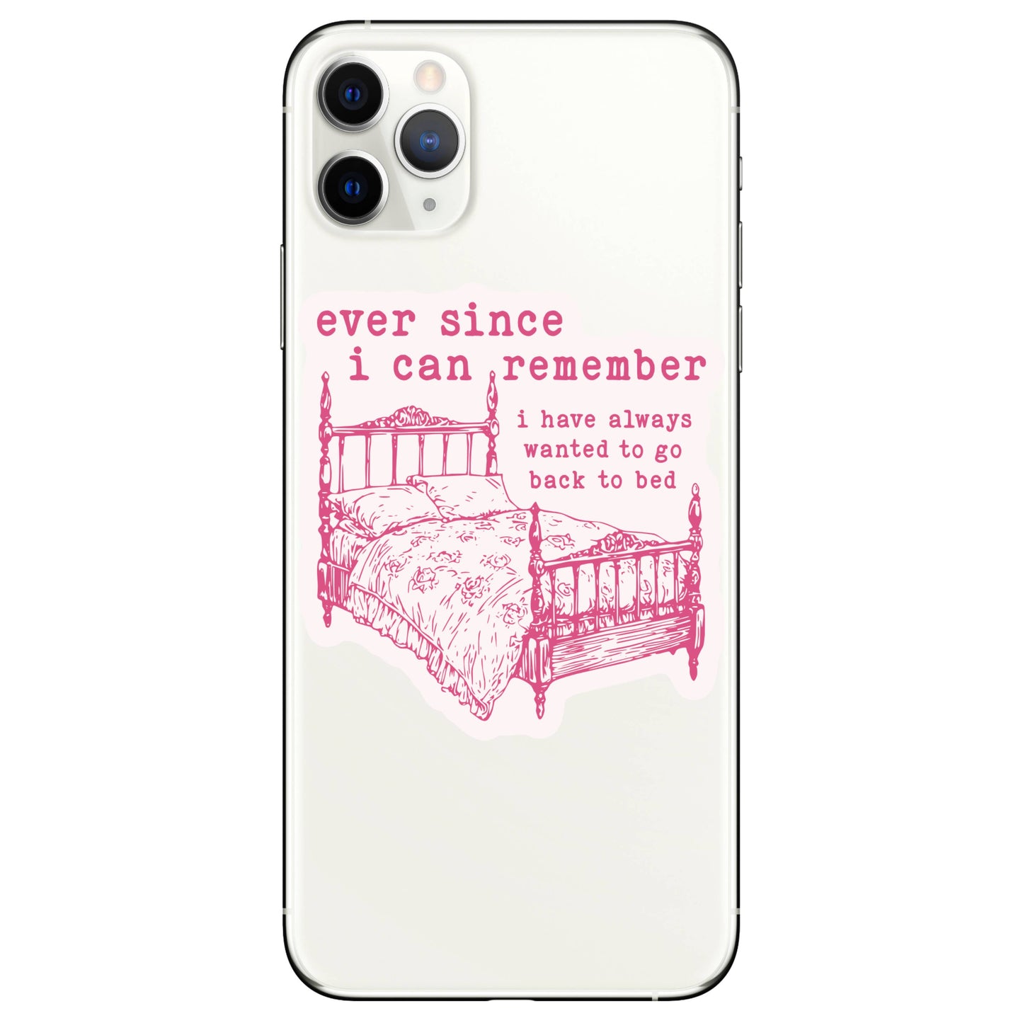 Go Back to Bed Sticker