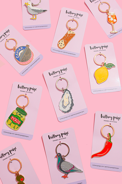 Pickle Jar Keychain