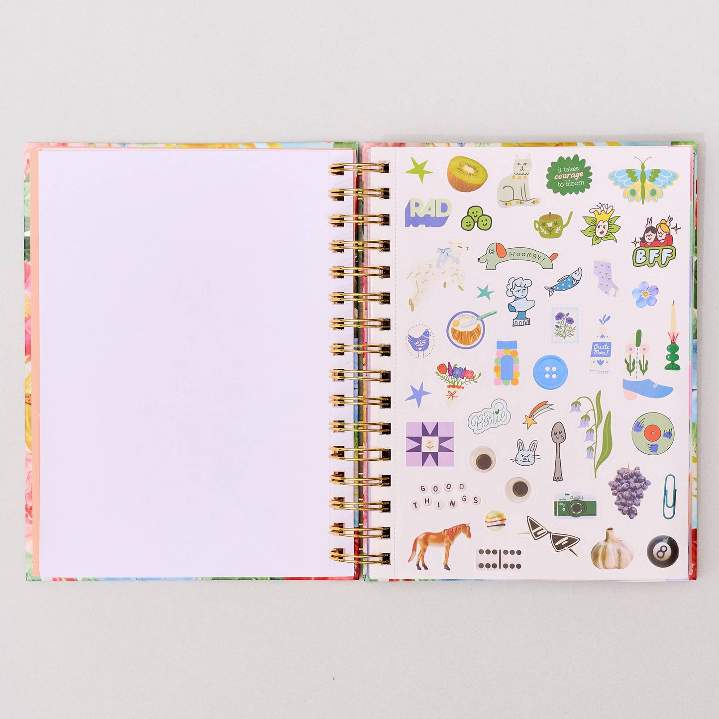 17-Month Academic Planner - Medium Oil Paint Floral