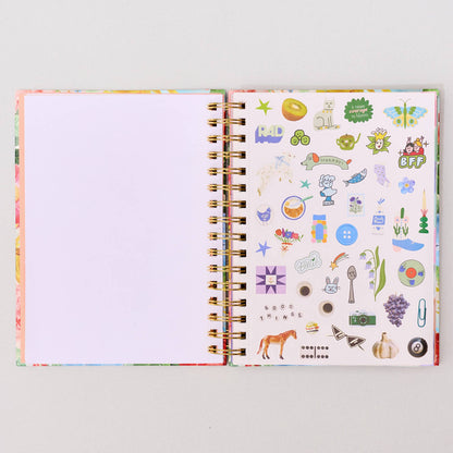 17-Month Academic Planner - Medium Oil Paint Floral