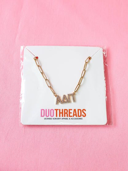 ADPi Rhinestone Necklace