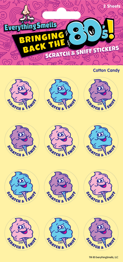 Cotton Candy Scratch & Sniff Sticker