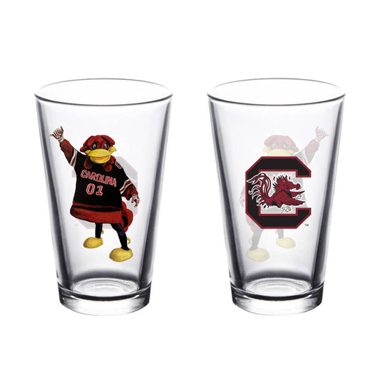 Valiant Gifts Inc - South Carolina Mascot Pint Glass