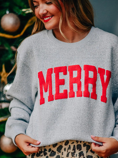 Merry Knit Sweatshirt