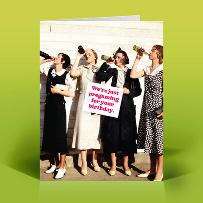 Pregaming Birthday Card