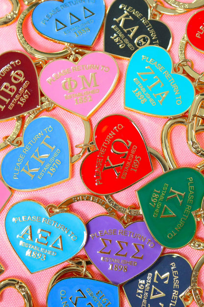 Theta Please Return Key Ring