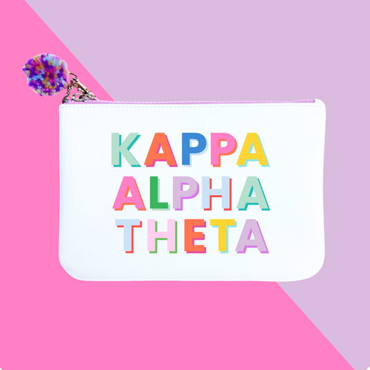 Theta Sorority Pouch