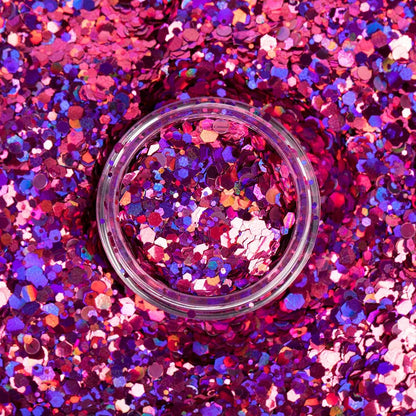 Macro Body Glitter | Fuchsia-Zinnia