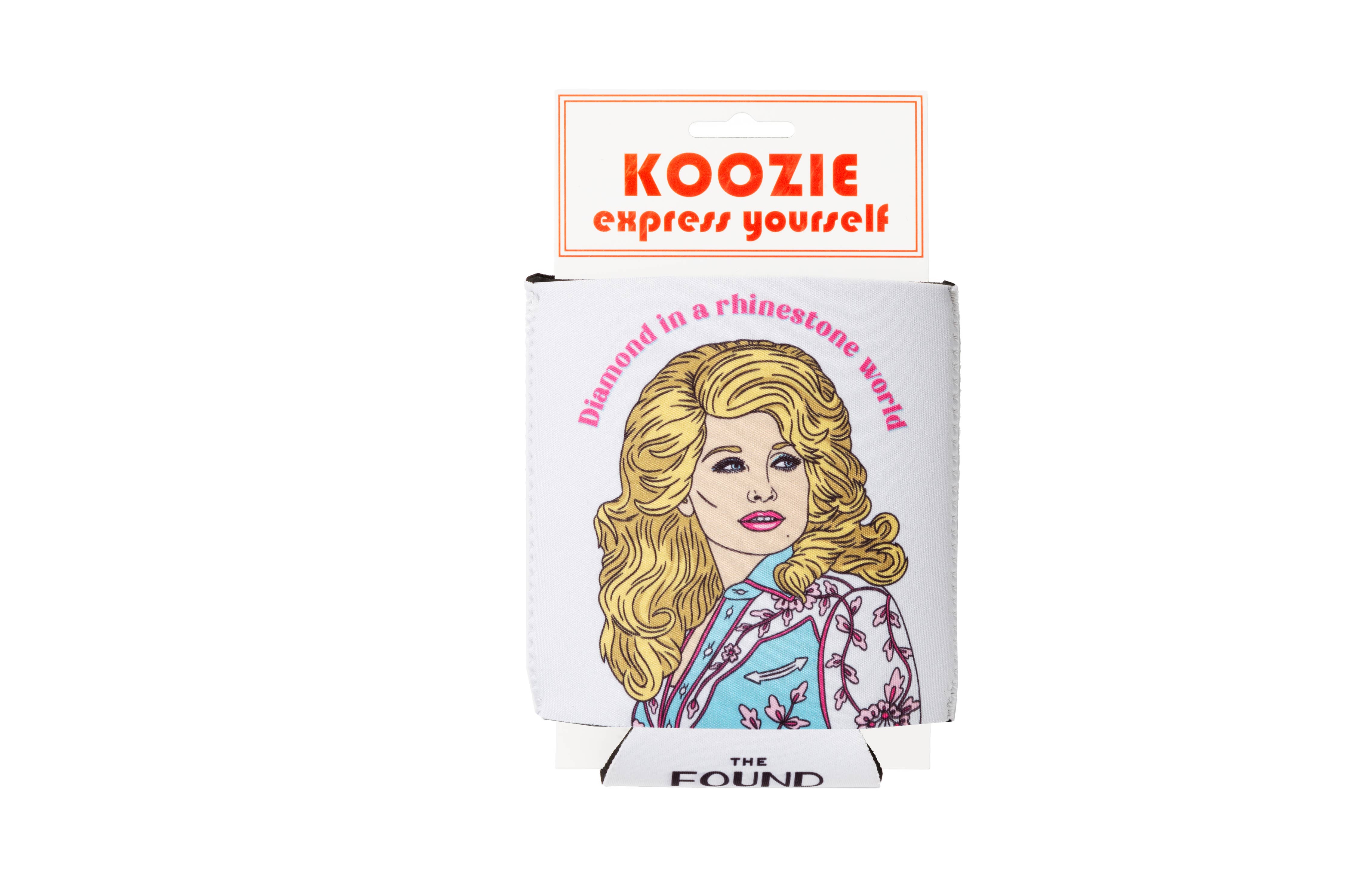 Dolly Diamond Koozie