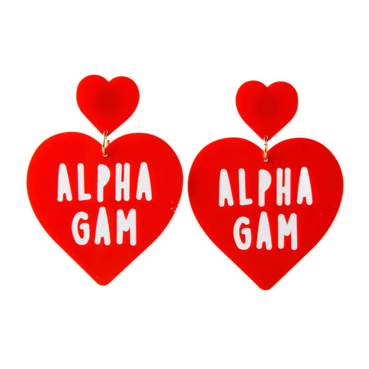 AGD Heart Earrings