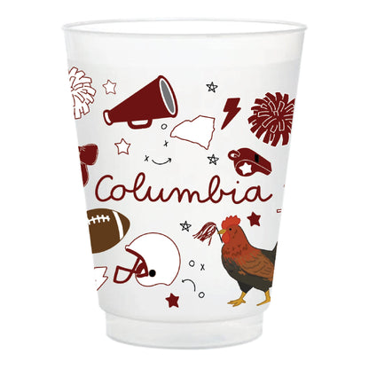 Columbia Football Game Day 16oz Stadium Cups