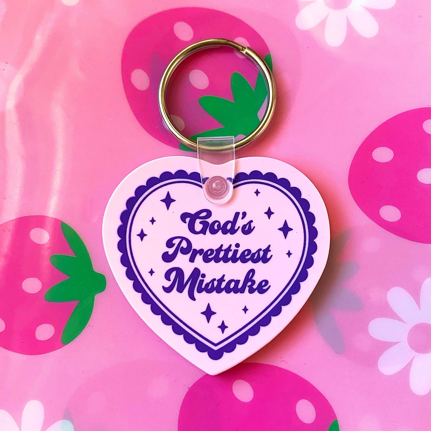 God's Prettiest Mistake Keychain