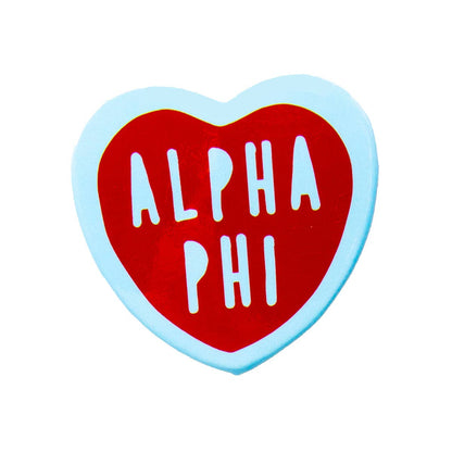 Sweet Heart Button: Chi Omega