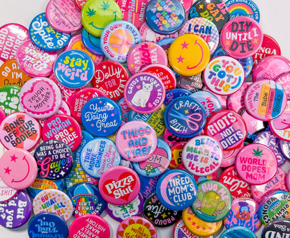 In Dolly We Trust Button 2.25"