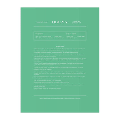 Liberty Prospect Road 9 x 12 Paint by Number Kit
