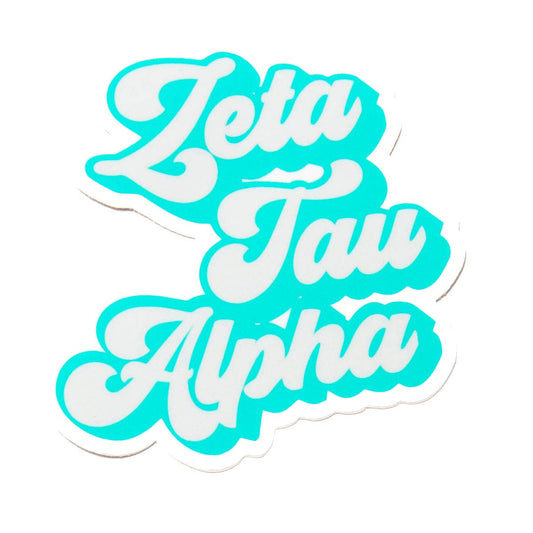 RETRO Decal Sticker - Zeta Tau Alpha