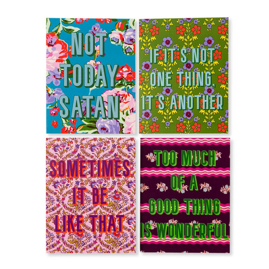 Boxed Greeting Card S/8 - Bold Floral