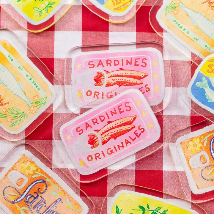 Pink Sardines Coaster