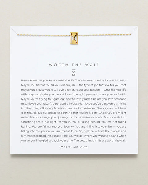 Worth the Wait Necklace - Bryan Anthony