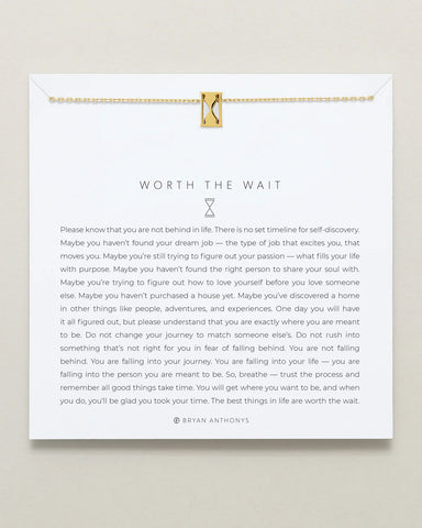 Worth the Wait Necklace - Bryan Anthony