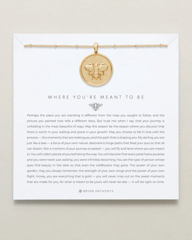 Where You're Meant to Be Necklace - Bryan Anthonys