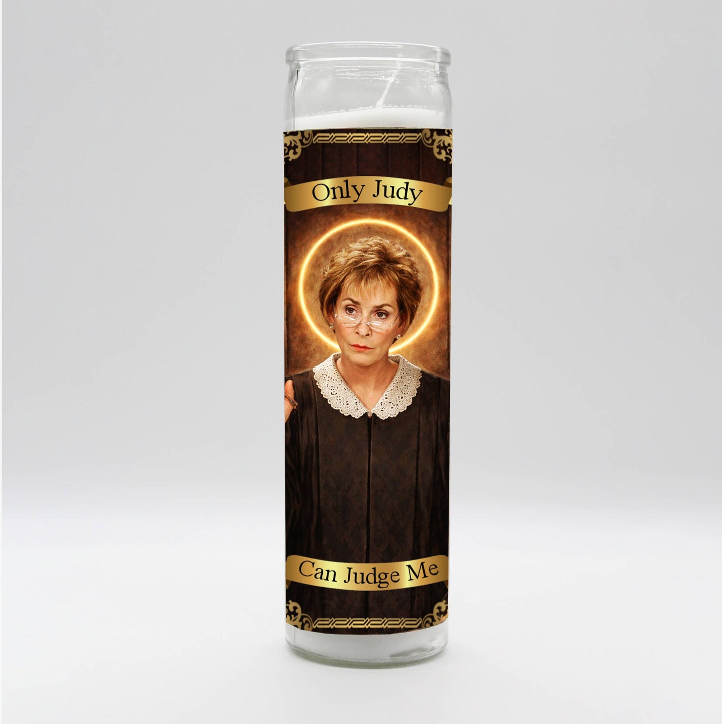 Saint Only Judy Can Judge Me Candle