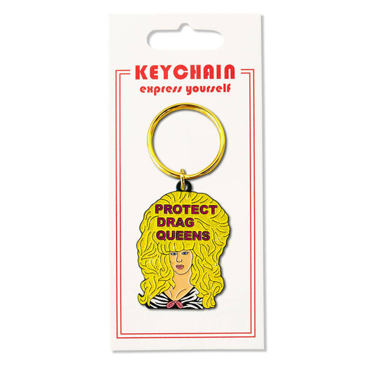 Protect Drag Queens Keychain