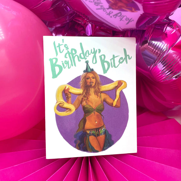 Britney Bitch Birthday Card