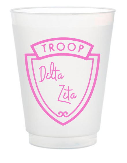 "Troop" Sorority Frosted Cup - DZ