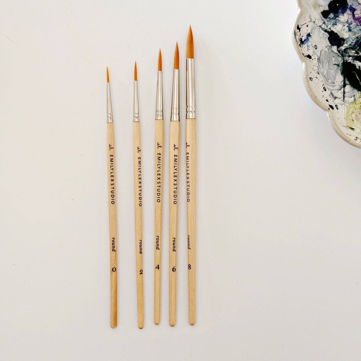 Watercolor paintbrush - Set of 5