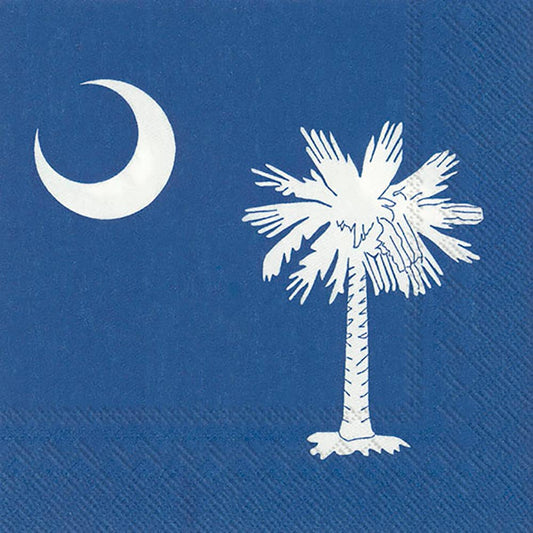 South Carolina State Flag Napkins - 20 Count