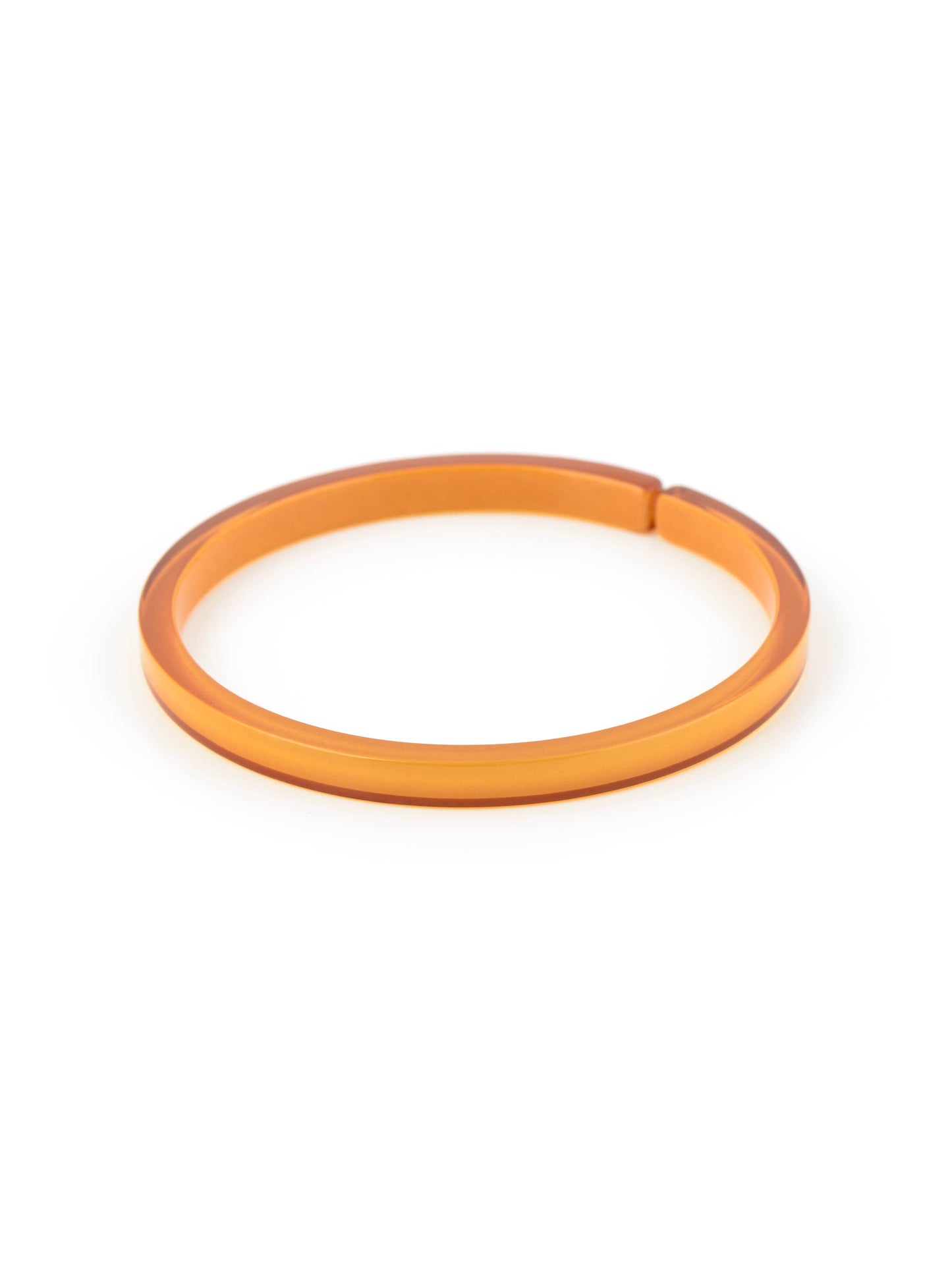 Lauren Resin Bracelet - Bright Orange