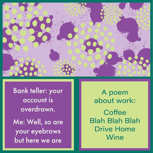 NAPKIN Blah, Blah | Funny Party Gift | Cocktail Napkin