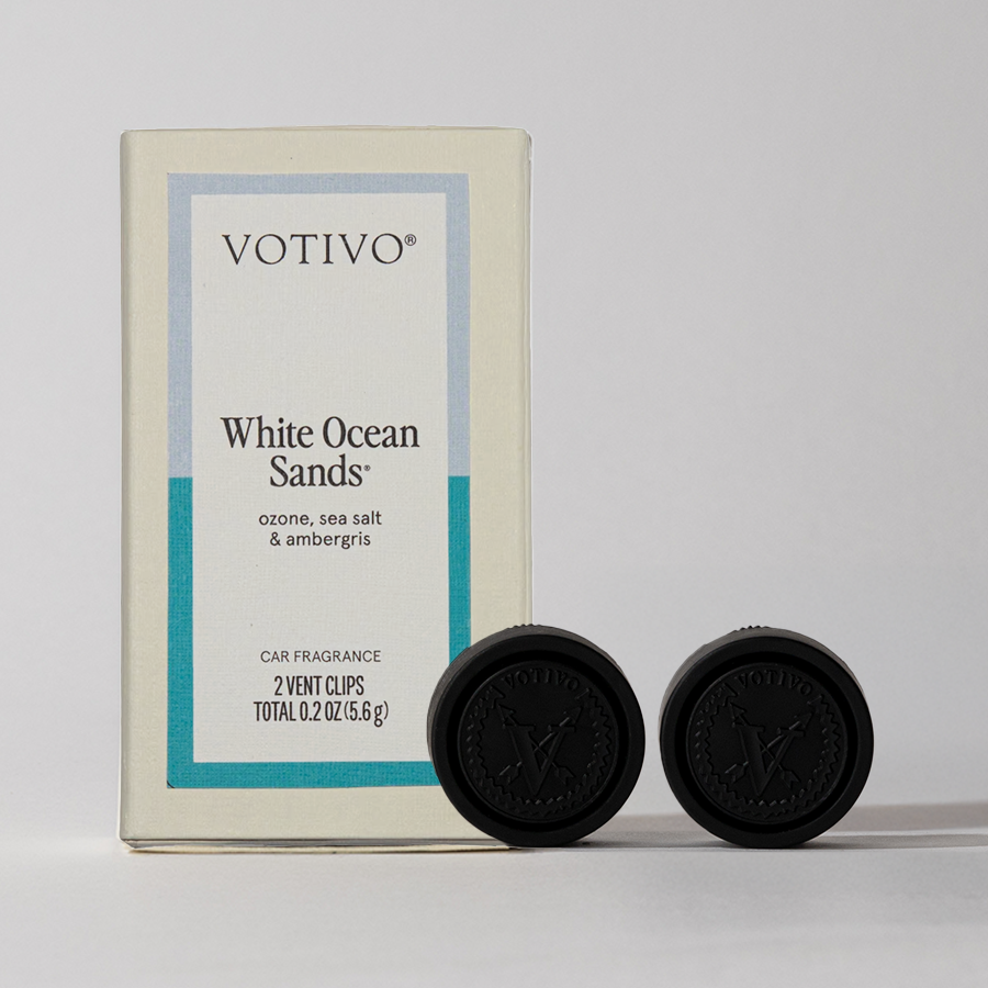 White Ocean Sands Car Fragrance