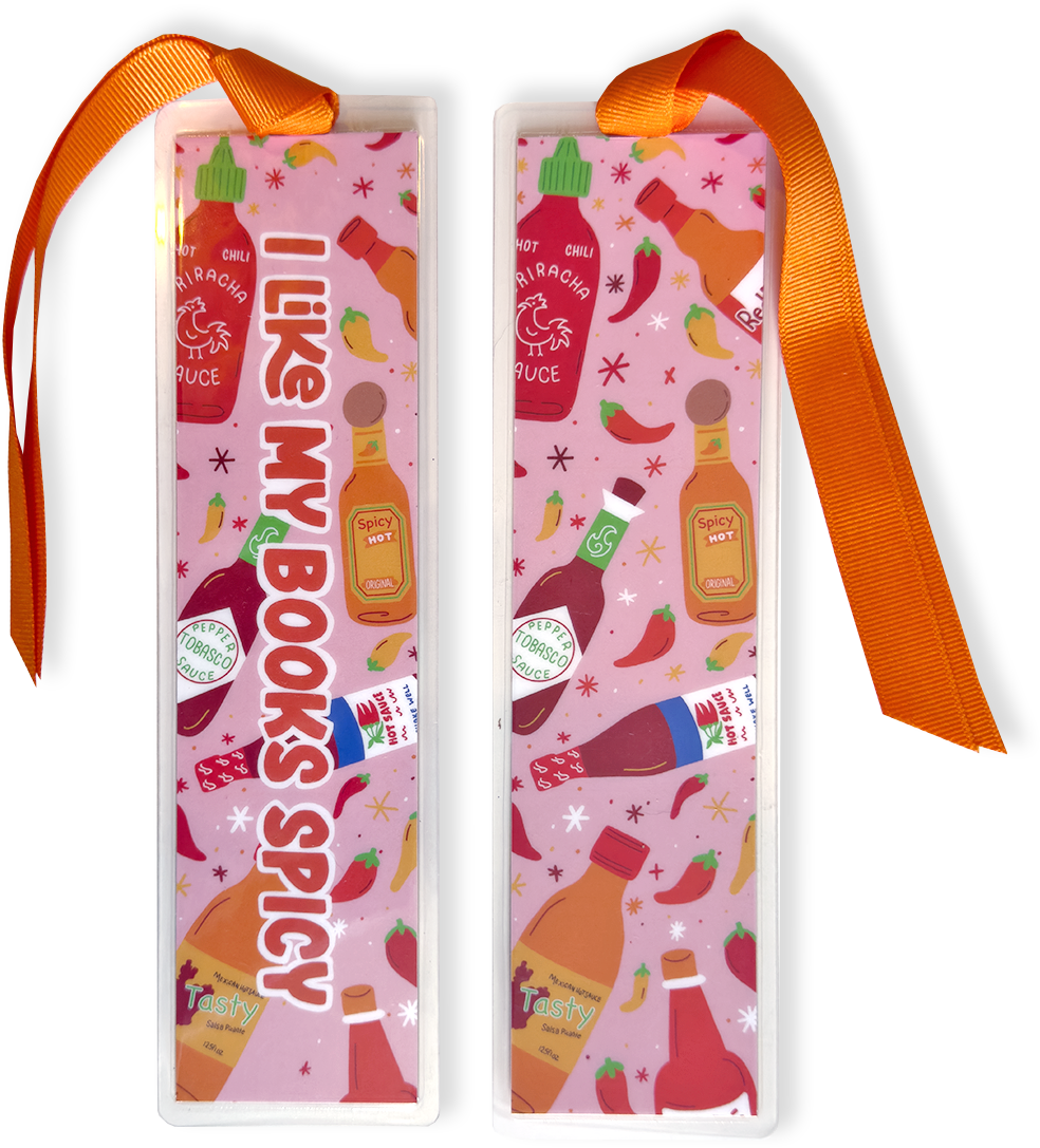 I Like My Books Spicy Bookmark