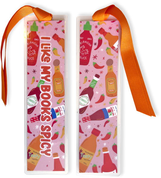 I Like My Books Spicy Bookmark