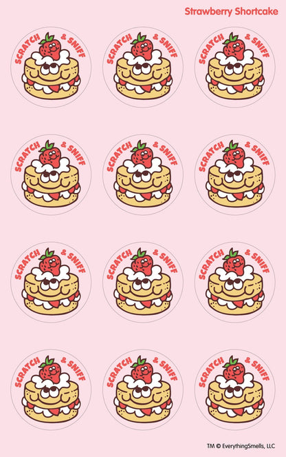 Strawberry Shortcake Scratch & Sniff Sticker