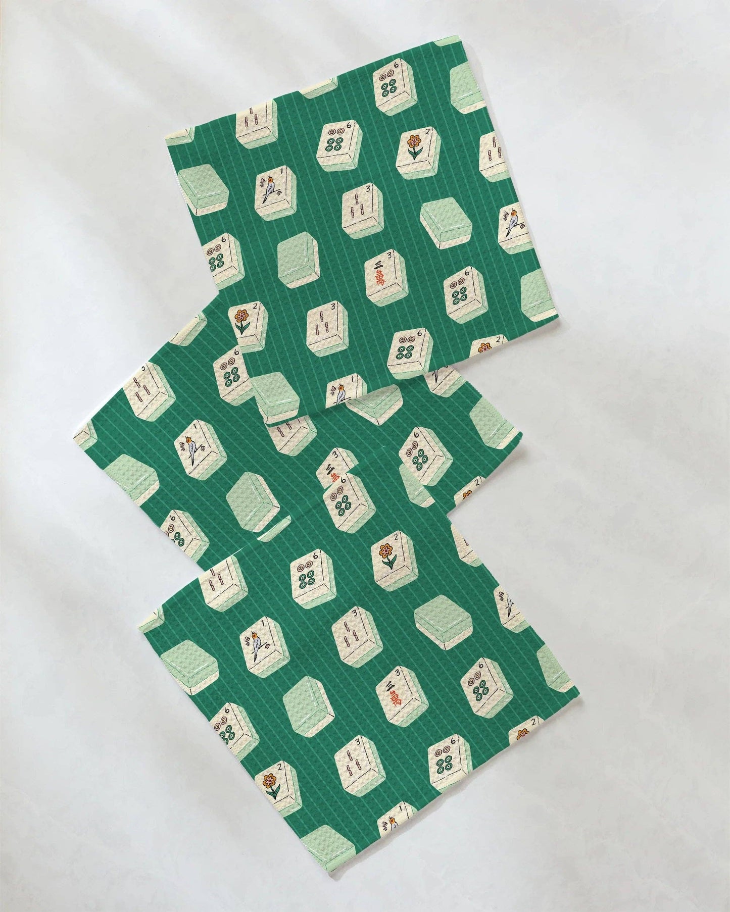 Tile Flow Dishcloth Set - Mahjong