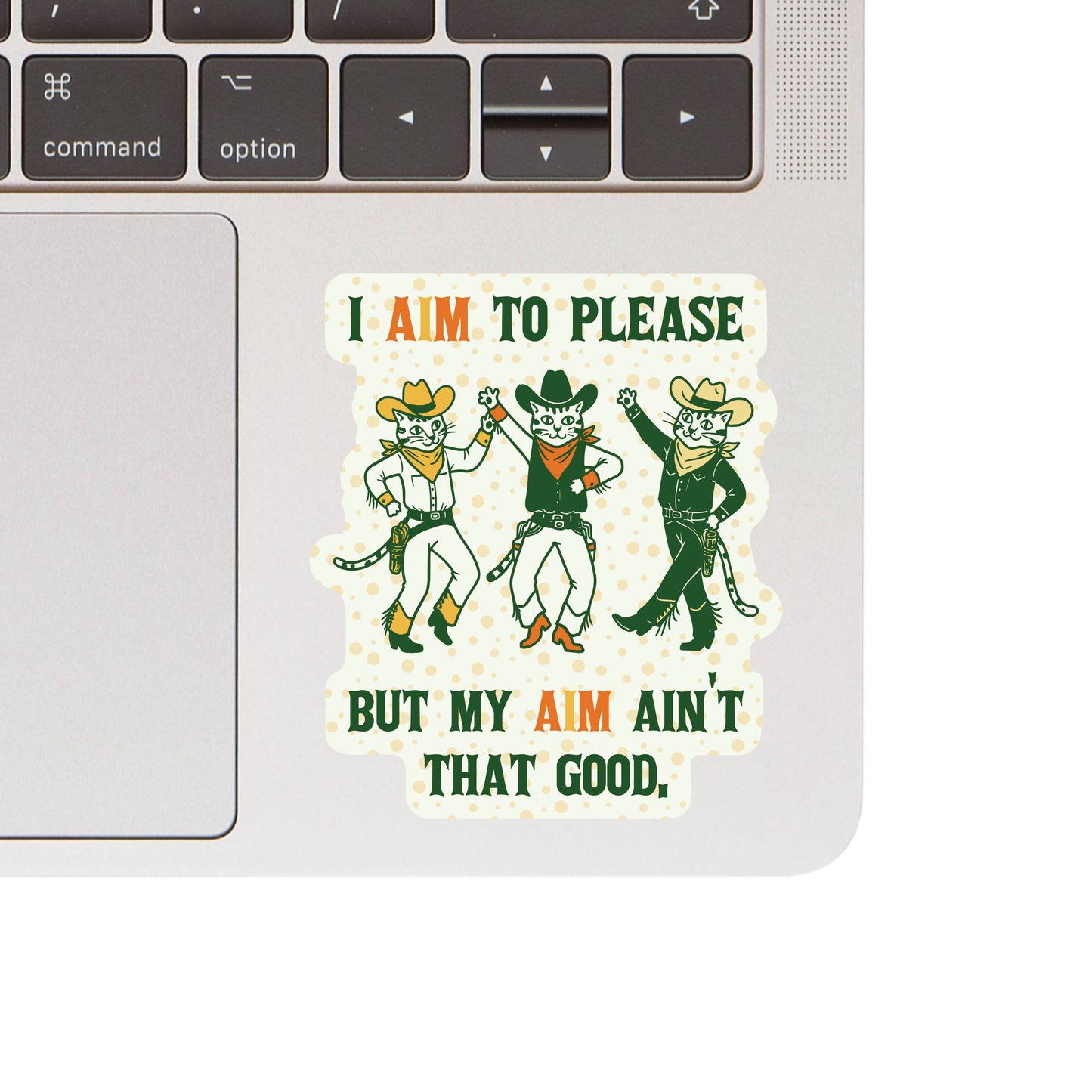 Aim Ain't That Good Sticker