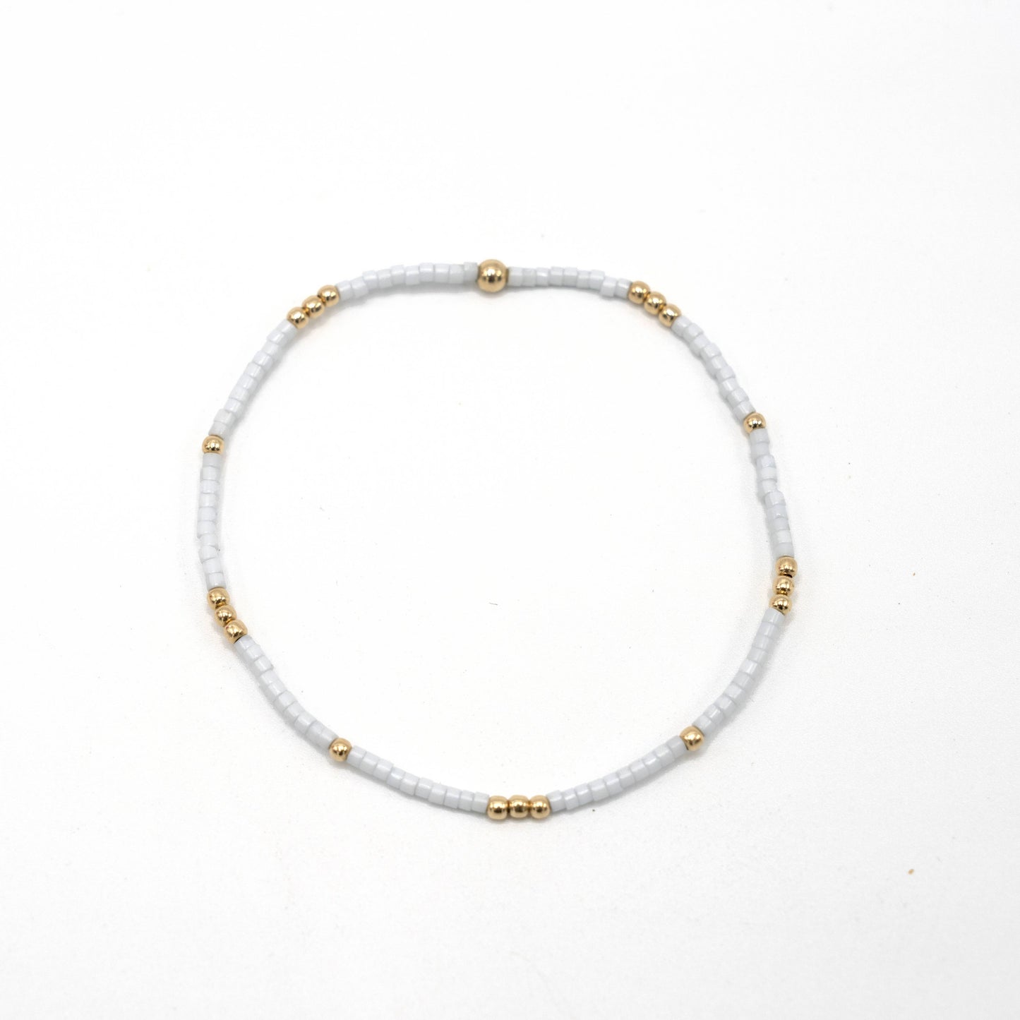 Newport - Cotton + Gold Waterproof Bracelet