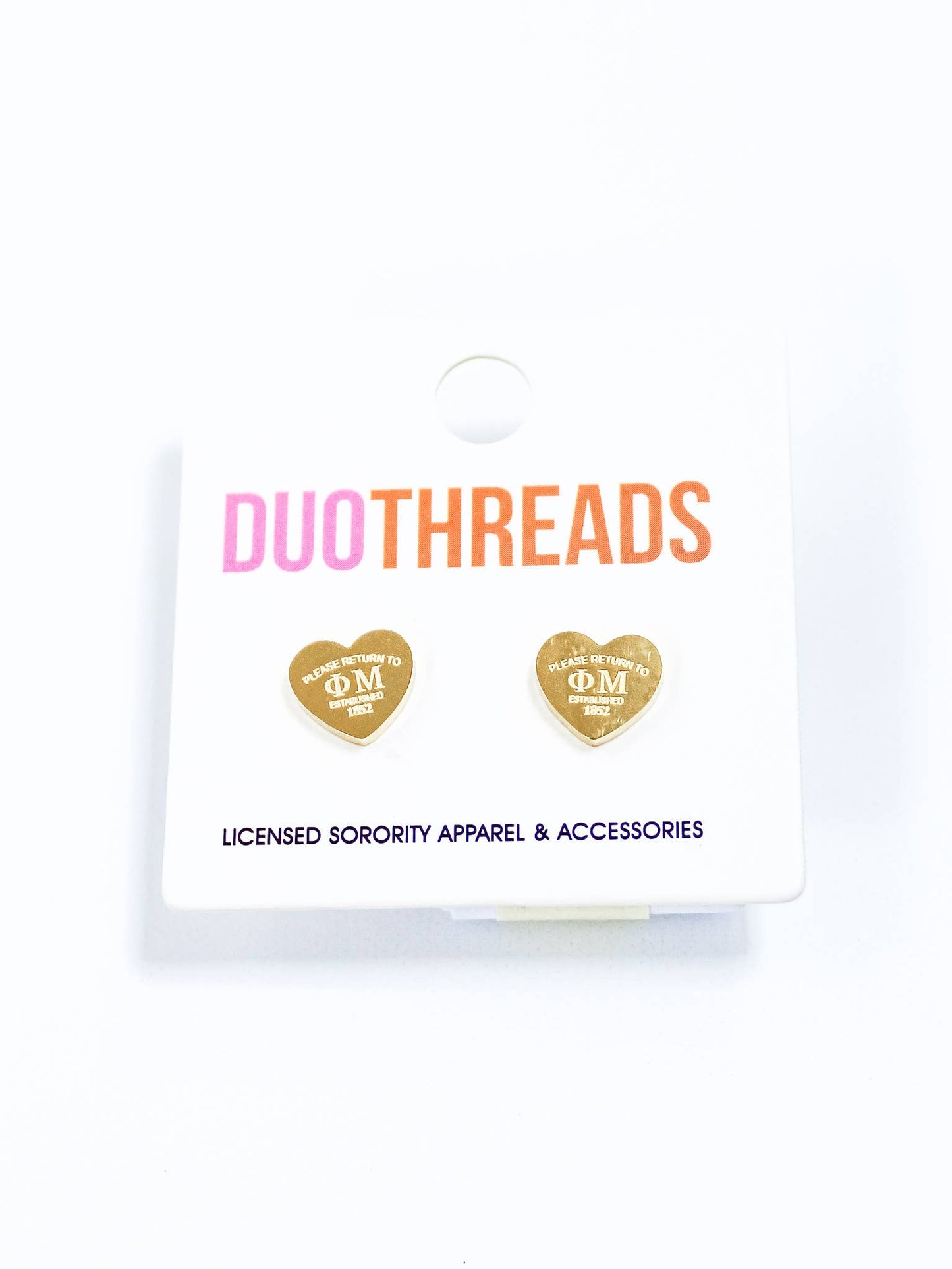 Theta Heart Earrings